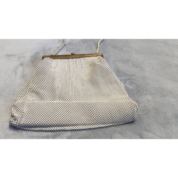 Whiting & Davis Cream Mesh Purse - Picture 2 of 8